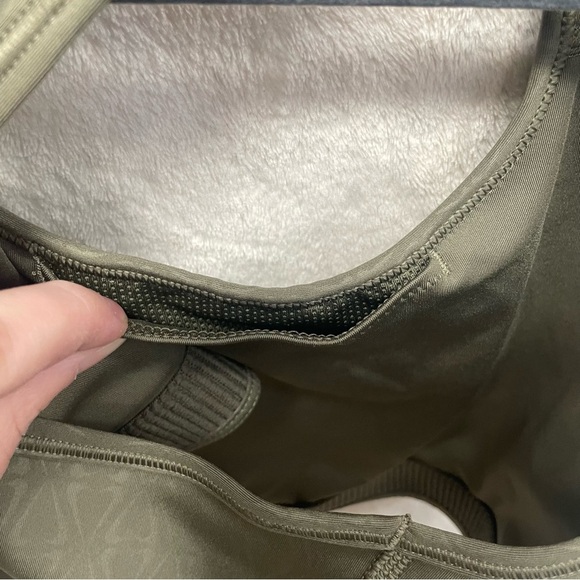 Nike Dri fit women’s sports bra green plus size 1x activewear - Picture 4 of 7